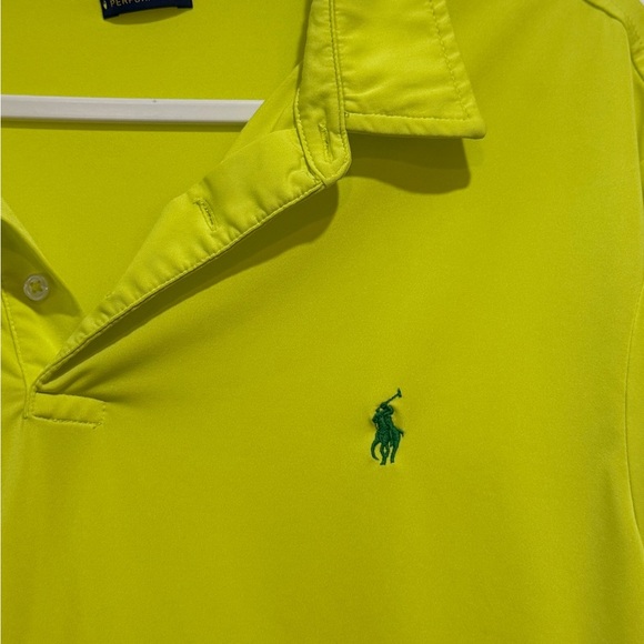 Polo by Ralph Lauren Men's Yellow Polo Shirt - Picture 3 of 4